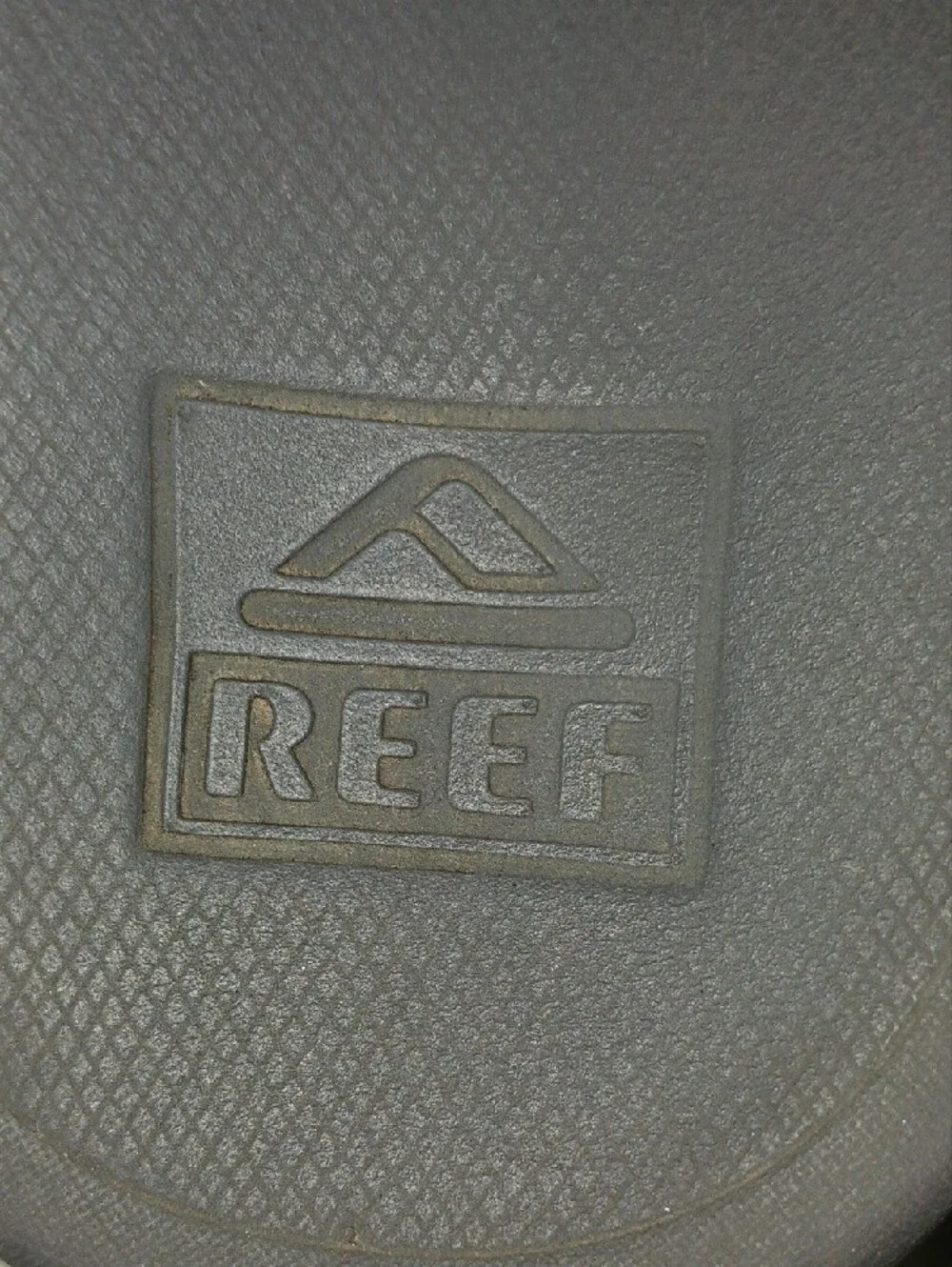 Reef Men's Black and Dark Gray Flip Flop Sandals Sz: 8